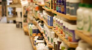 food products in store